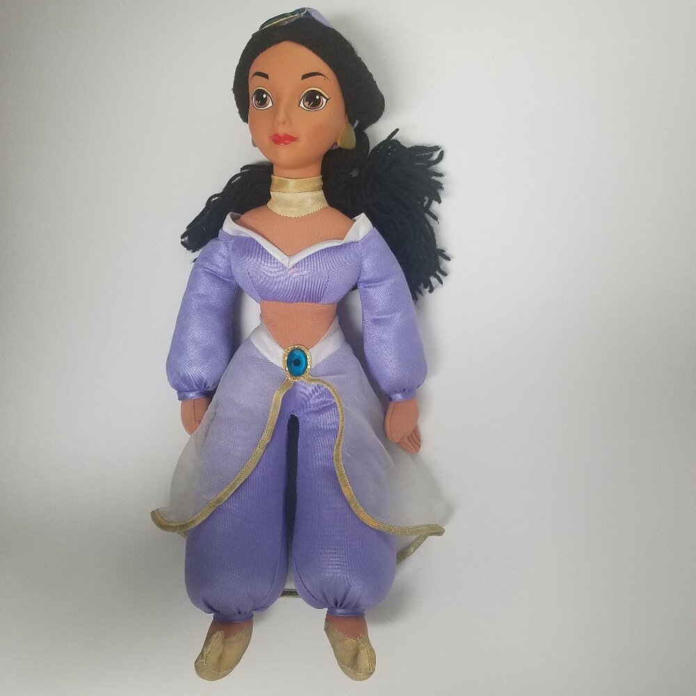 Jasmine 1993 Disney 16" Plush Dolls with Vinyl Head Mattel